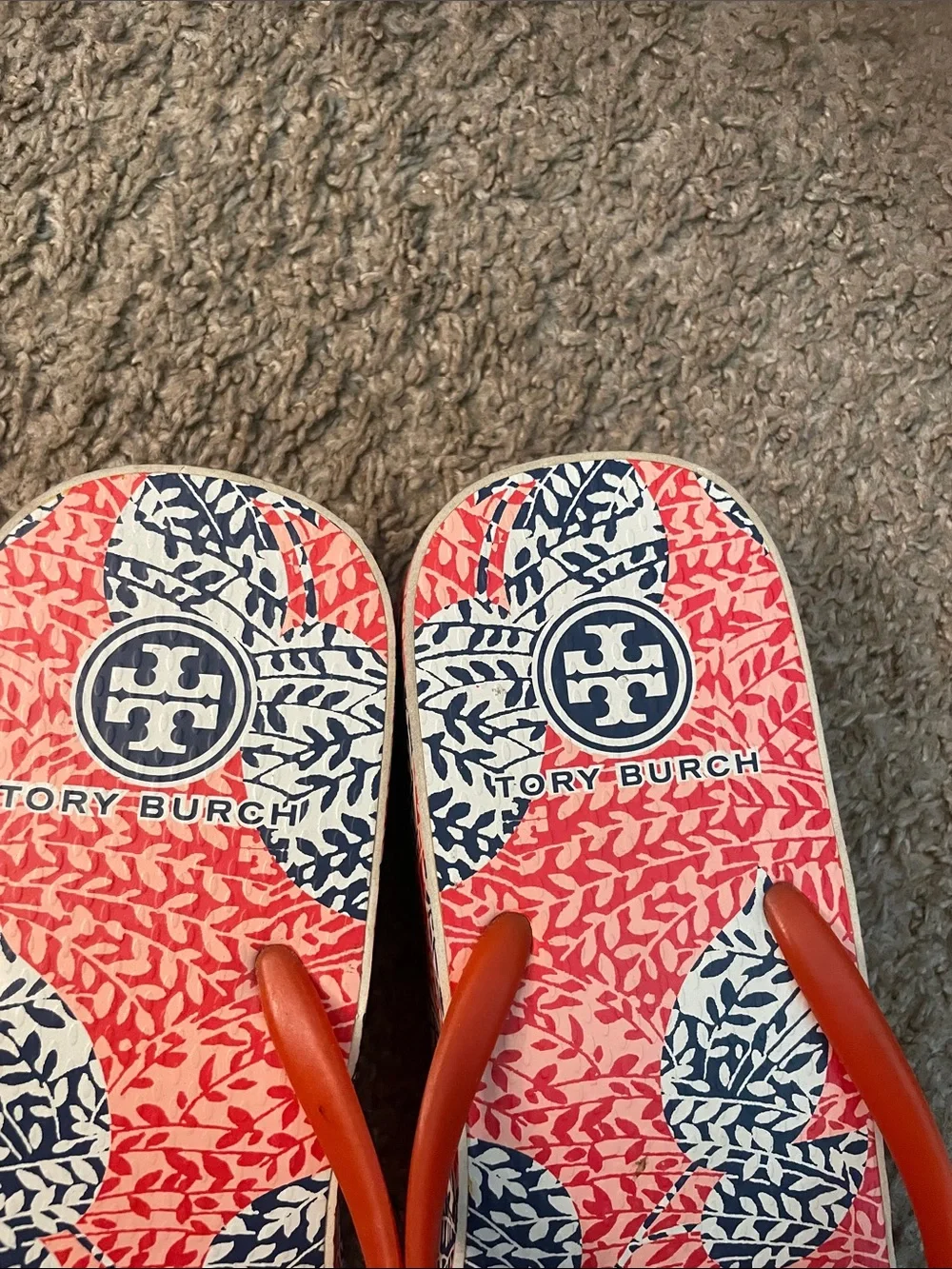 Tory Burch bright coral